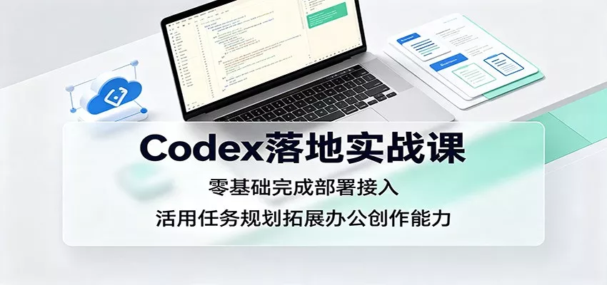 Codex落地实战课：零基础完成部署接入，活用任务规划拓展办公创作能力兼职项目|网络创业|Ai项目| 网赚项目 | 网络创业 | AI 实战 | 副业兼职找项目_兼职创业_自媒体创业_流量变现