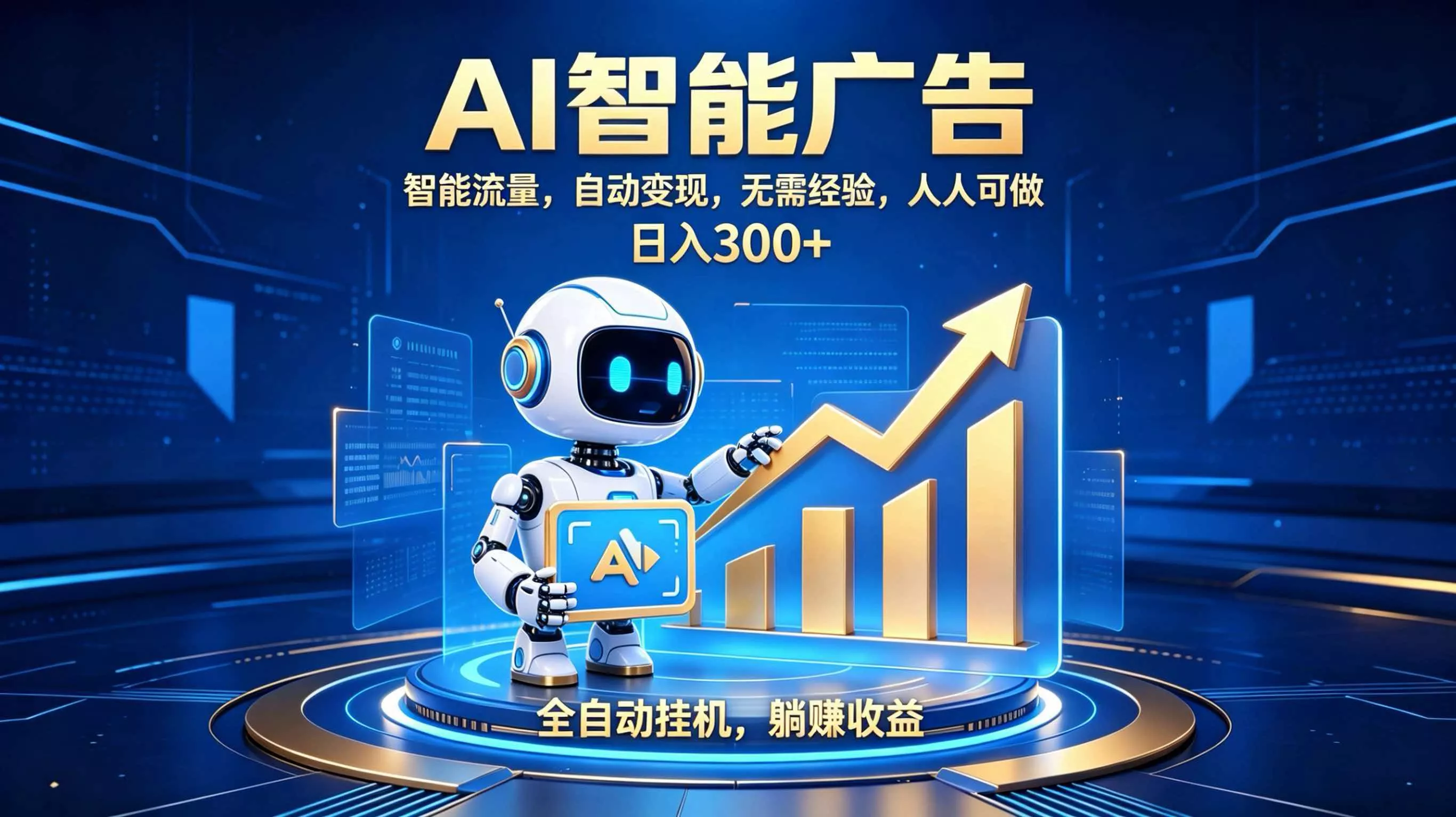 轻资产新赛道,全自动AI广告,打造持续收益兼职项目|网络创业|Ai项目| 网赚项目 | 网络创业 | AI 实战 | 副业兼职找项目_兼职创业_自媒体创业_流量变现