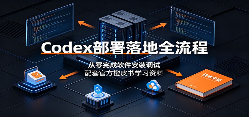 Codex部署落地全流程:从零完成软件安装调试,配套官方橙皮书学习资料兼职项目|网络创业|Ai项目| 网赚项目 | 网络创业 | AI 实战 | 副业兼职找项目_兼职创业_自媒体创业_流量变现