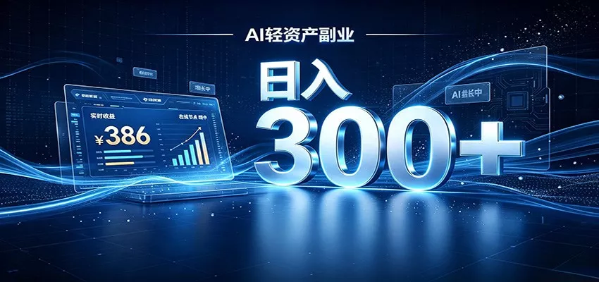 2026 AI轻资产风口，Token中转站小白可入局，日入300+兼职项目|网络创业|Ai项目| 网赚项目 | 网络创业 | AI 实战 | 副业兼职找项目_兼职创业_自媒体创业_流量变现