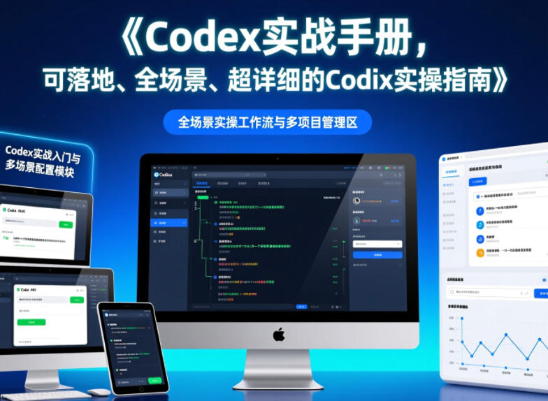 Codex实战手册,可落地、全场景、超详细的Codex实操指南兼职项目|网络创业|Ai项目| 网赚项目 | 网络创业 | AI 实战 | 副业兼职找项目_兼职创业_自媒体创业_流量变现