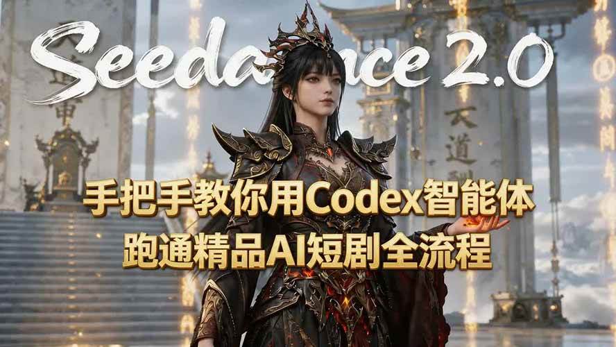 (19507期)手把手教你用Seedance2.0+Codex智能体跑通精品AI短剧全流程(附3种skill技能)兼职项目|网络创业|Ai项目| 网赚项目 | 网络创业 | AI 实战 | 副业兼职找项目_兼职创业_自媒体创业_流量变现