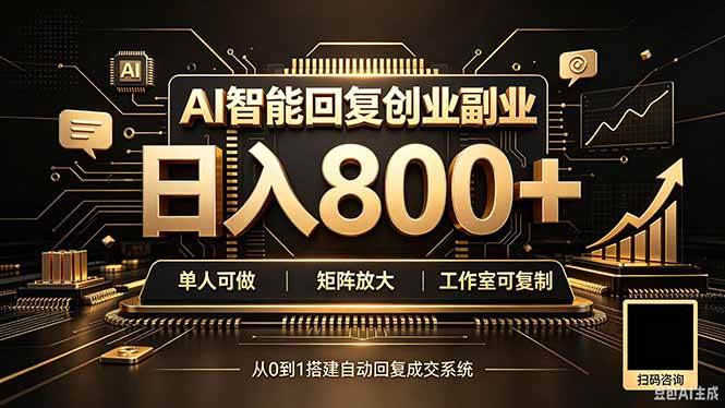 （20017期）全自动AI挂机创业｜个人副业→工作室全链路扶持兼职项目|网络创业|Ai项目| 网赚项目 | 网络创业 | AI 实战 | 副业兼职找项目_兼职创业_自媒体创业_流量变现