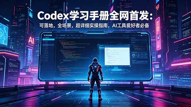 (18871期)Codex学习手册全网首发:可落地,全场景,超详细实操指南,AI工具爱好者必备兼职项目|网络创业|Ai项目| 网赚项目 | 网络创业 | AI 实战 | 副业兼职找项目_兼职创业_自媒体创业_流量变现