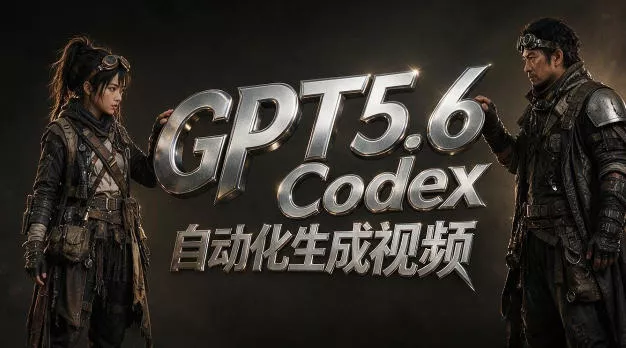 GPT5.6+Codex自动化视频生成:提示词设计×角色设定×封面海报×工作流思路,高效产出AI视频兼职项目|网络创业|Ai项目| 网赚项目 | 网络创业 | AI 实战 | 副业兼职找项目_兼职创业_自媒体创业_流量变现