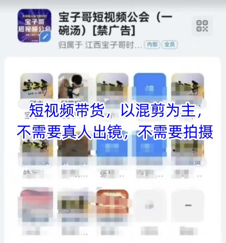 宝子哥头部团队短视频带货，以混剪为主，不需要真人出镜，不需要拍摄【更新26年3月】兼职项目|网络创业|Ai项目| 网赚项目 | 网络创业 | AI 实战 | 副业兼职找项目_兼职创业_自媒体创业_流量变现